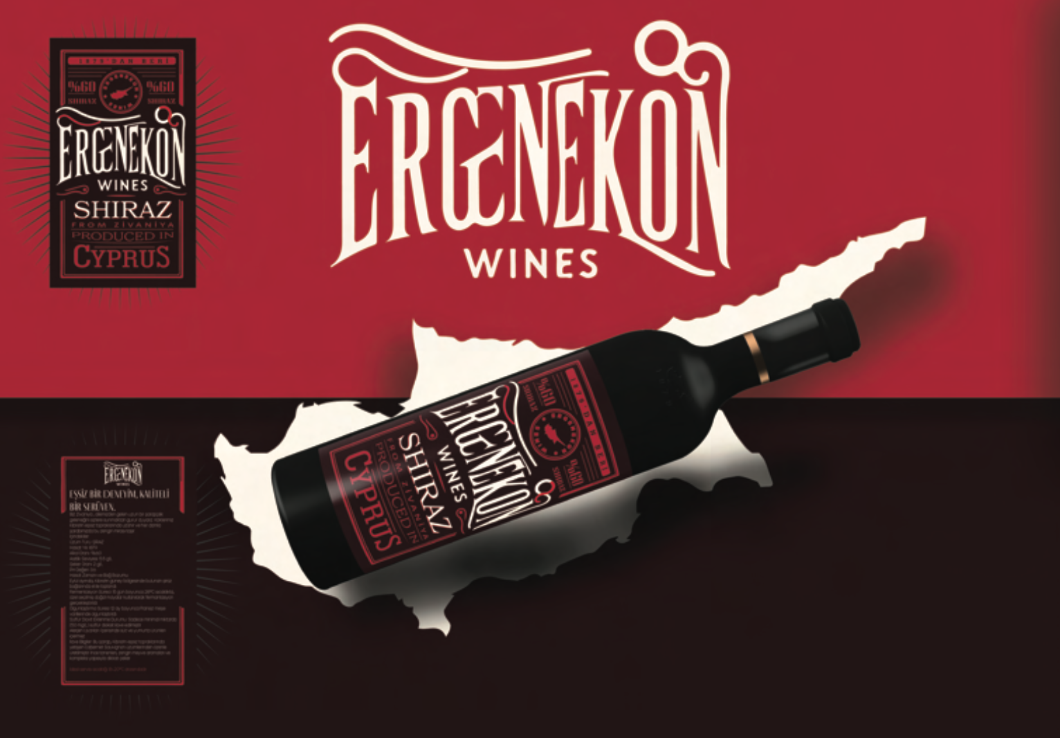 Ergenekon Wine Label Design